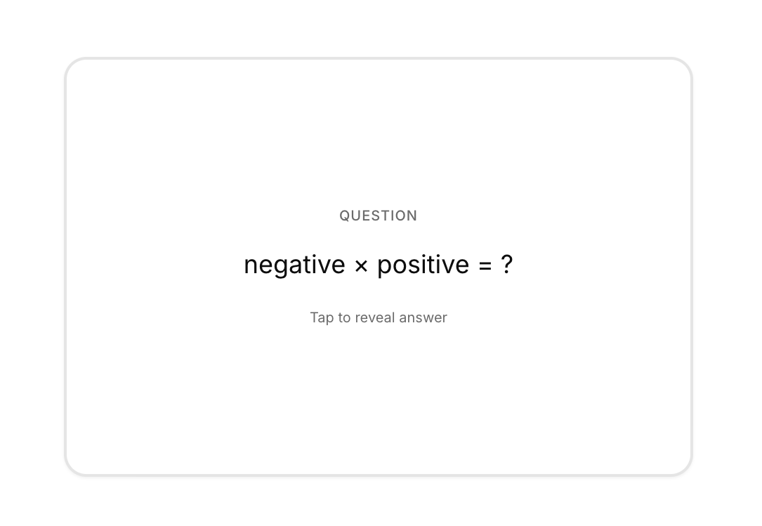 Flashcards generated from the student's own conversation
